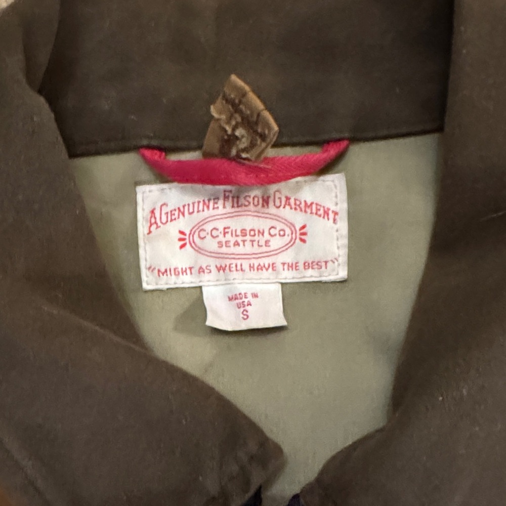 Filson Olive Brown Military Jacket - Picture 2 of 6